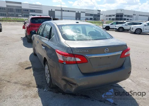 2015 Nissan Sentra Sv from USA, damaged, VIN 3N1AB7AP2FY332560